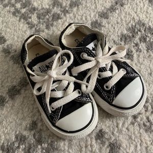 Black Toddler Converse - size 5T